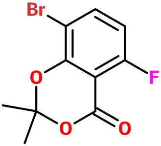 (image for) MC085172 4H-1,3-Benzodioxin-4-one, 8-bromo-5-fluoro-2,2-dimethyl-